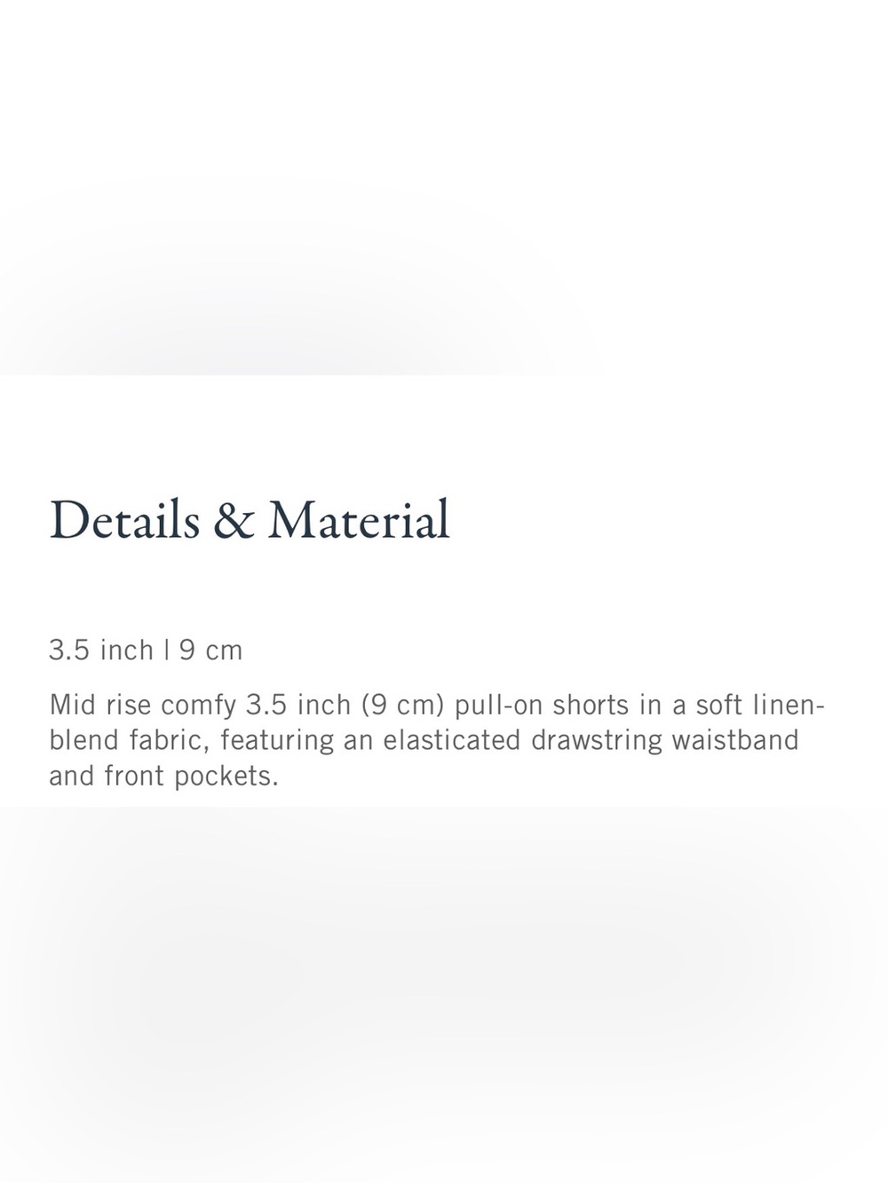 Abercrombie & Fitch Women's Oatmeal Drawstring Linen Shorts - Picture 5 of 5